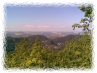 Blick vom Hochwald ber Oybin nach Zittau