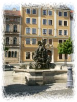 Brunnen in der Altstadt von Zittau